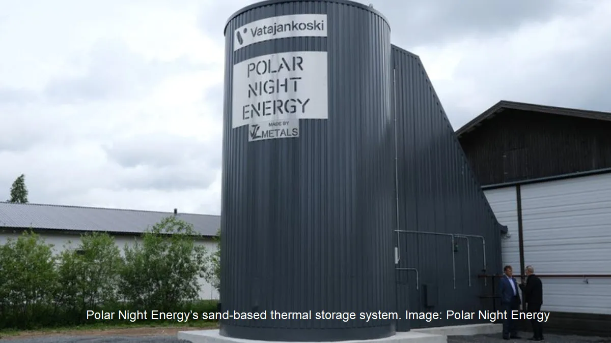 แบตเตอรีทราย ฟินแลนด์  พัฒนาโดย Polar Night Energy